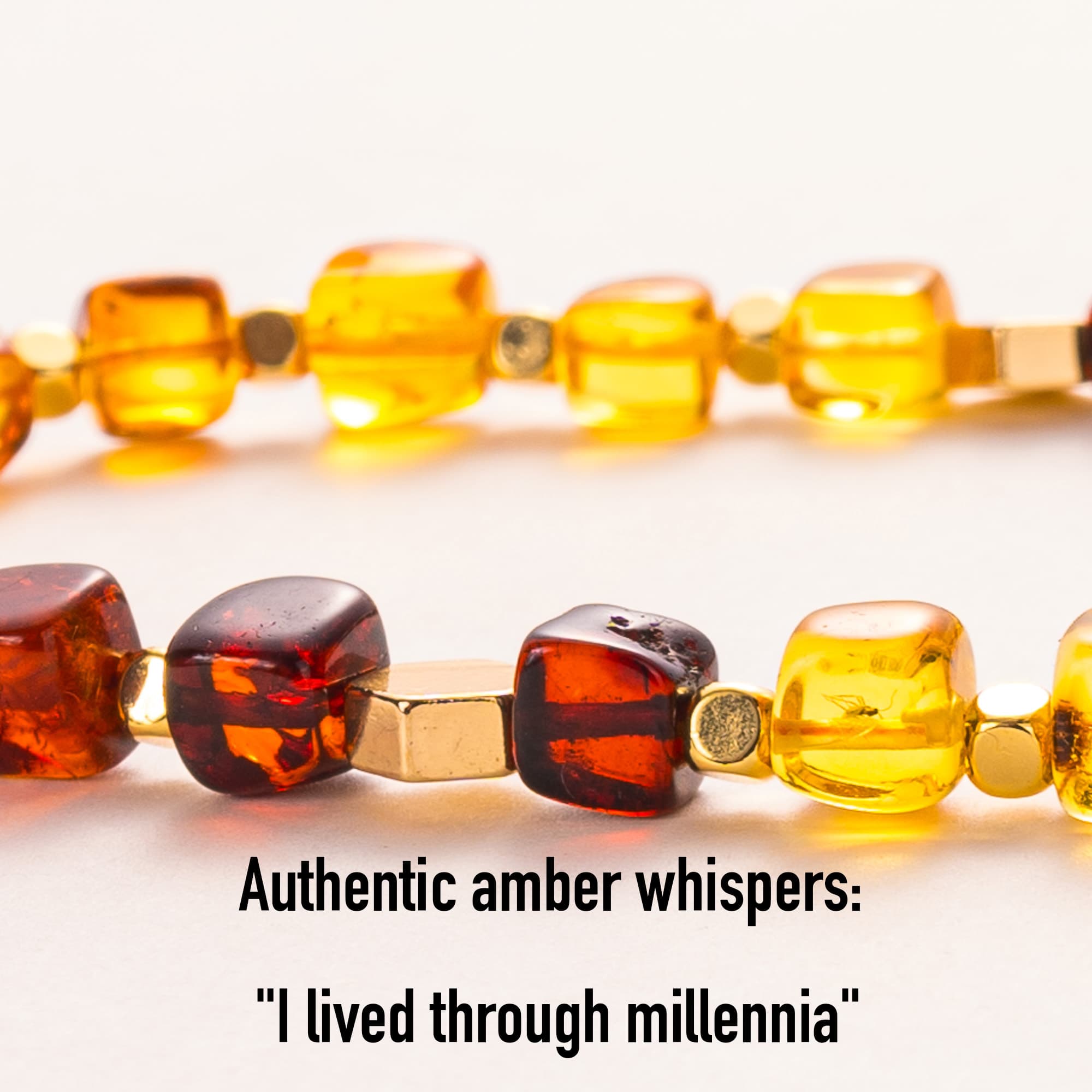 Amber Cube 33-Bead Tasbih detail 4 real product detail photo