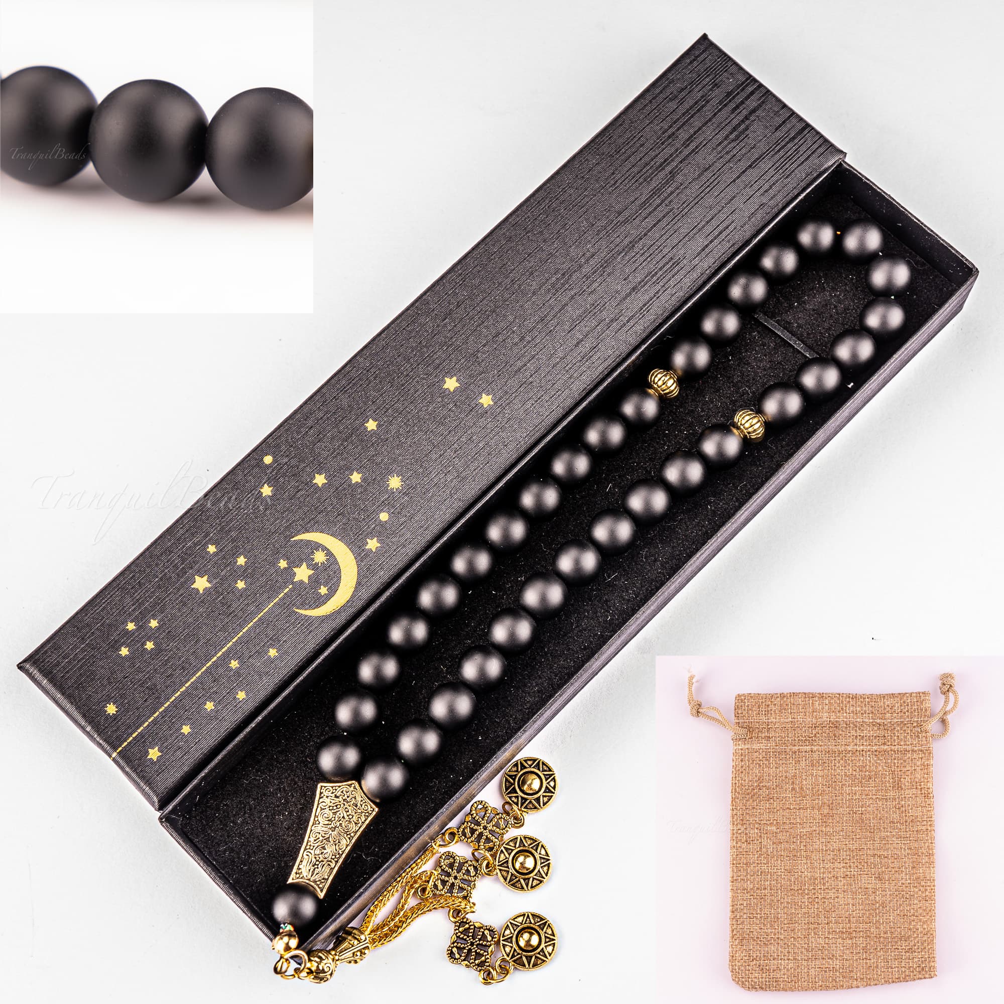Black Agate Tasbih