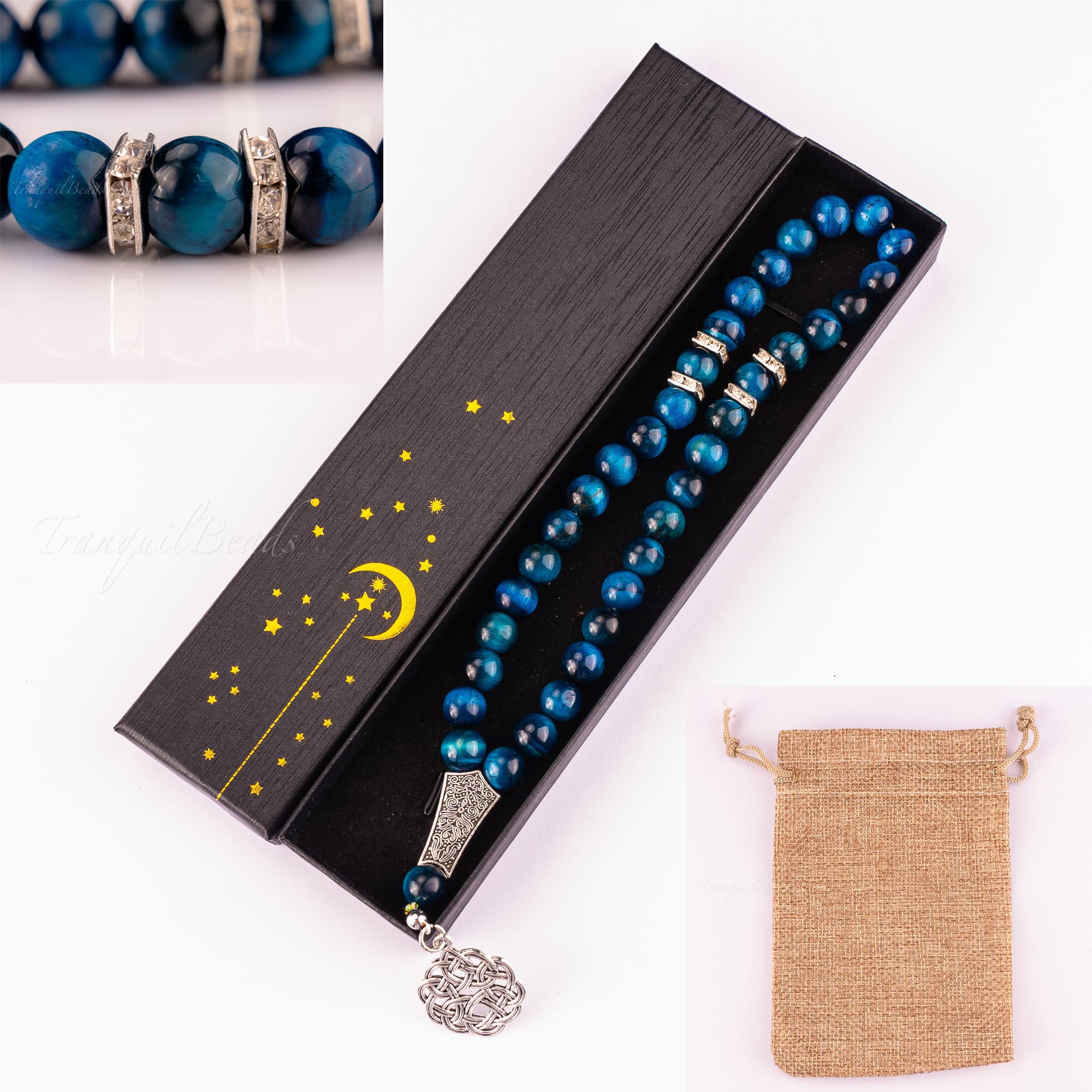 Blue Tiger Tasbih