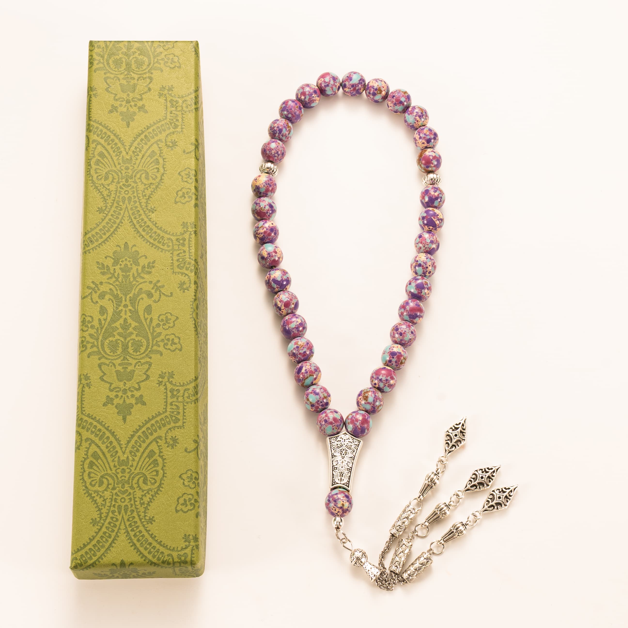 سبحة حجر شوهان تفصيل 4