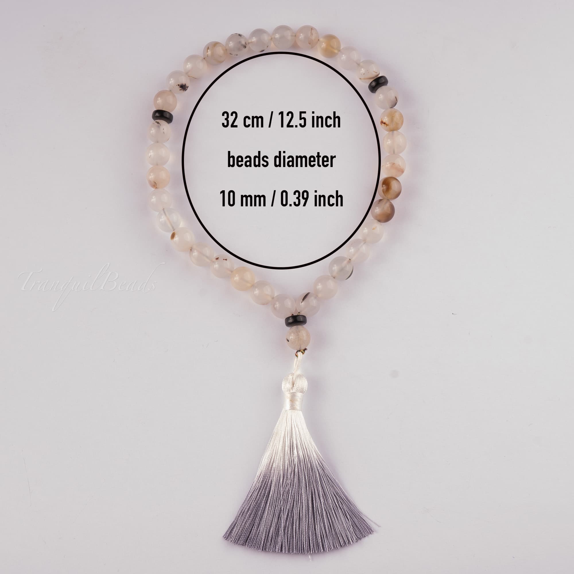 Water Grass Agate Tasbih detail 2 real product detail photo