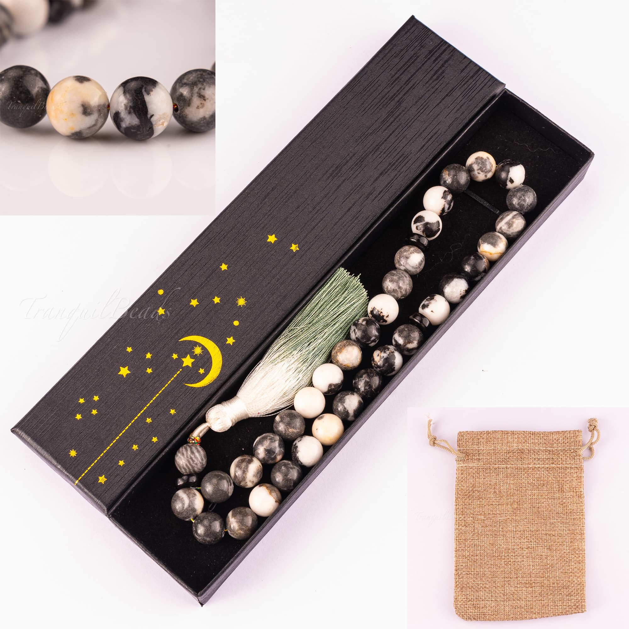 Zebra Agate Tasbih