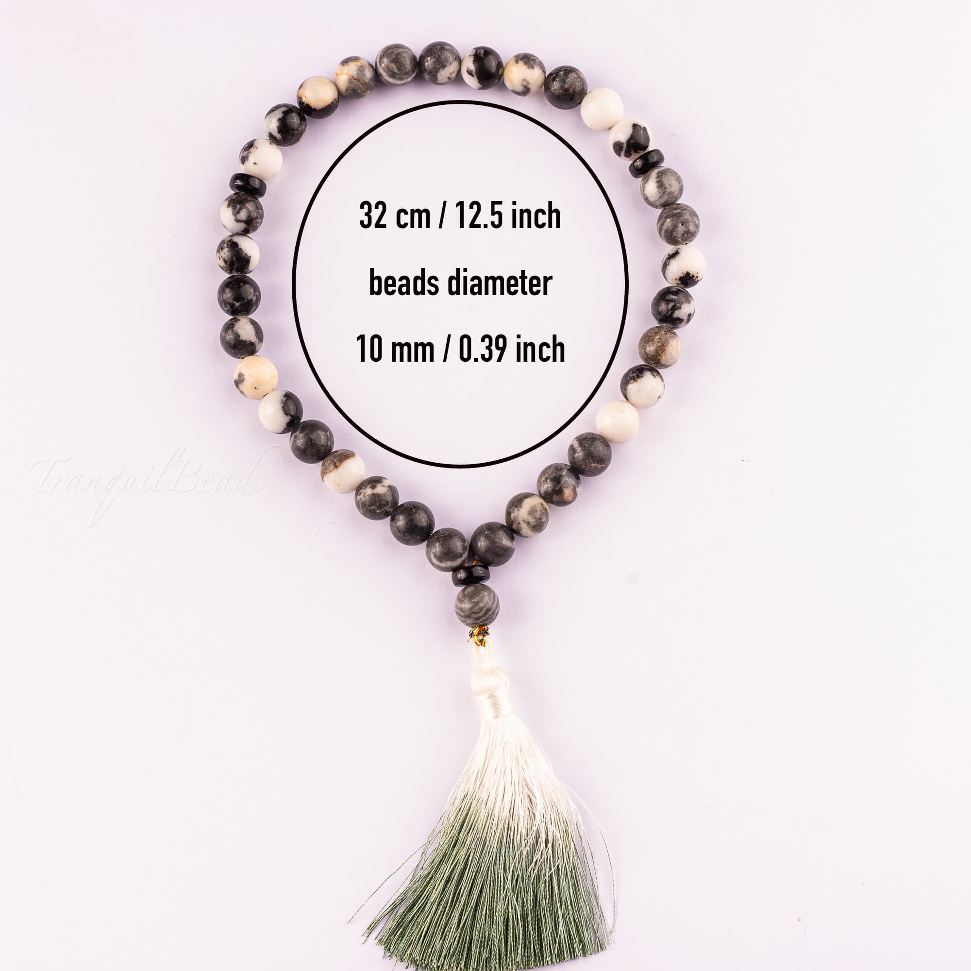 Zebra Agate Tasbih detail 2 real product detail photo