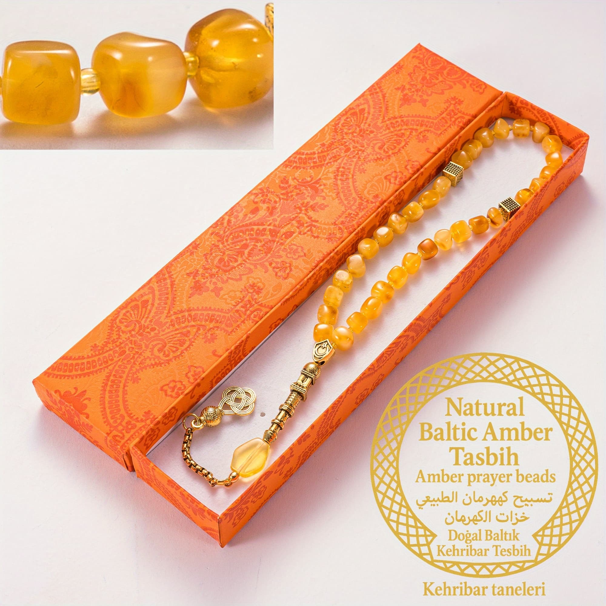 Real Baltic amber tasbih wholesale authentication