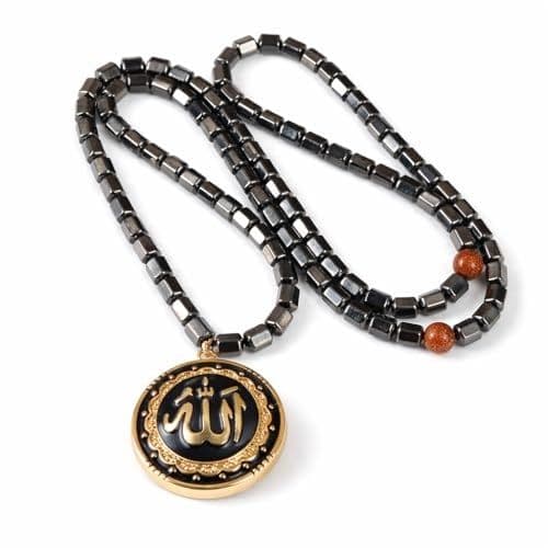Black Hematite Tasbih, 99 Beads