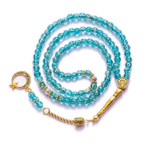 Luminous Glass Tasbih, 99 Beads