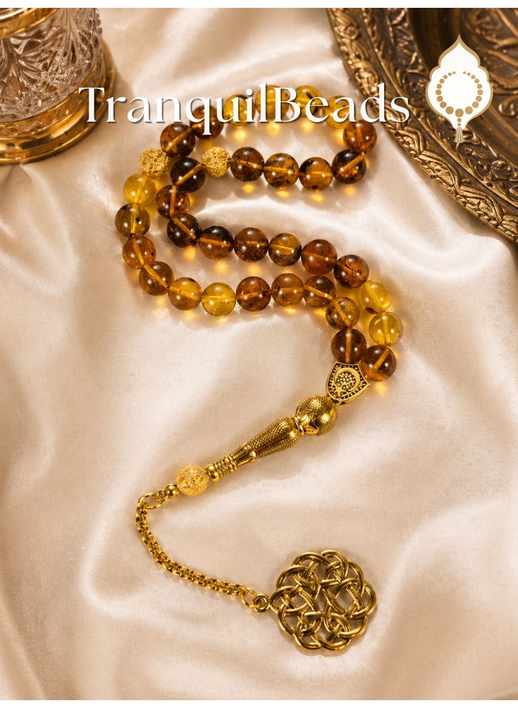 Certified Baltic Amber Tasbih