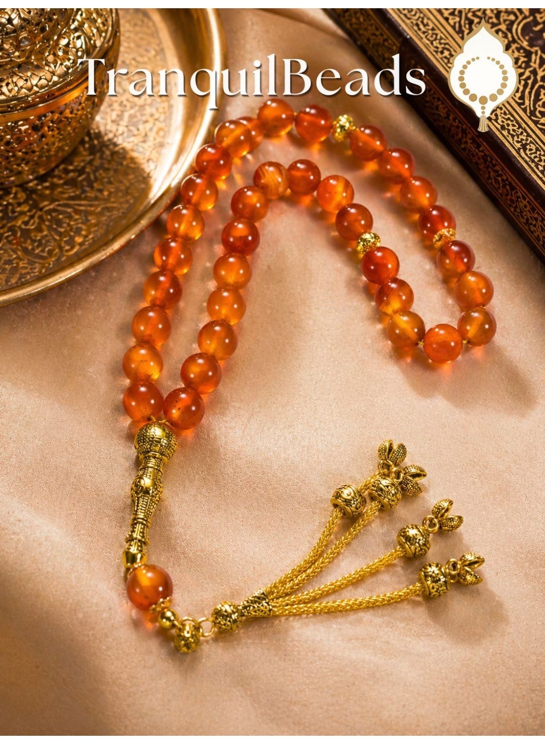 Natural Agate Tasbih